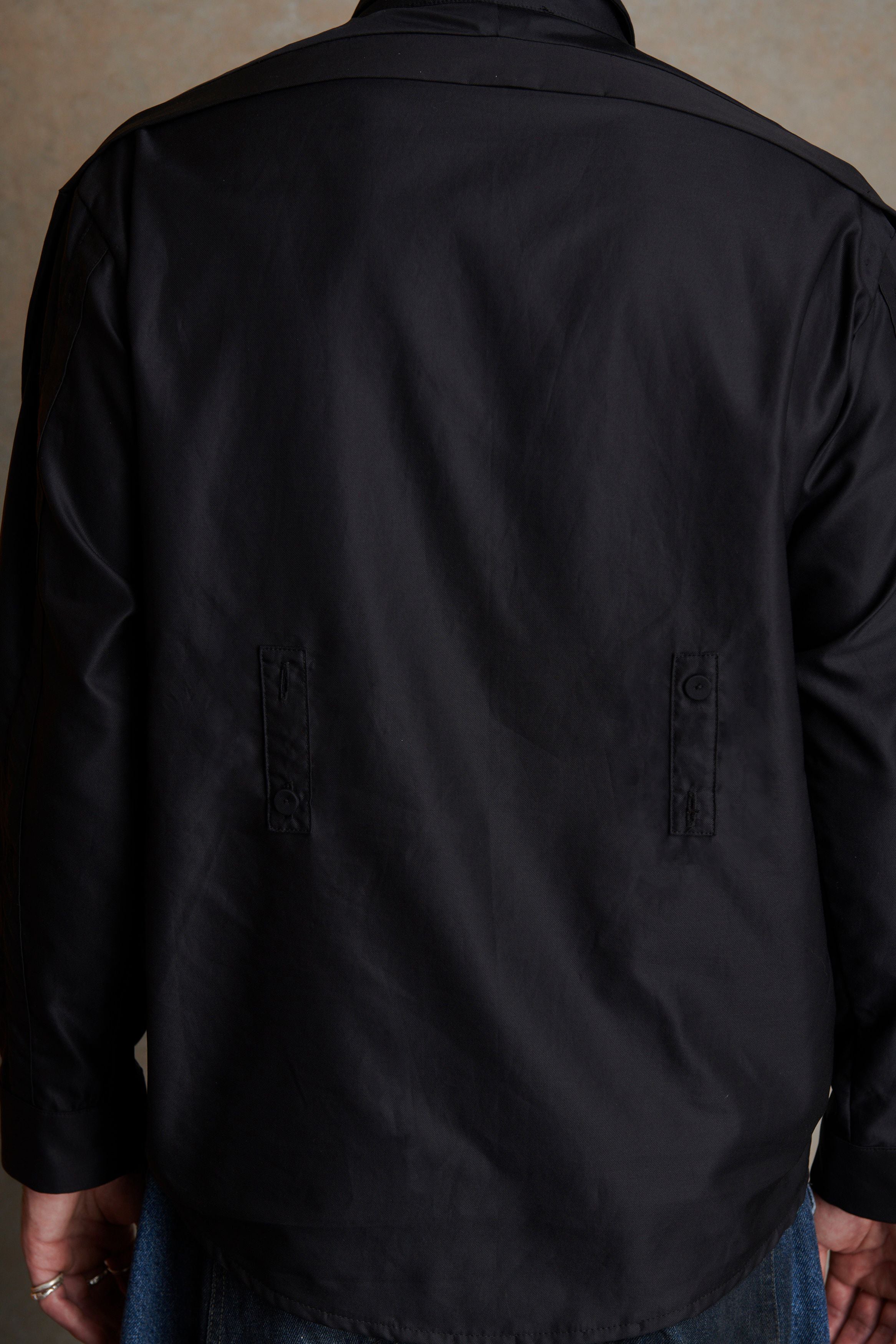 Placket Shirt - Black