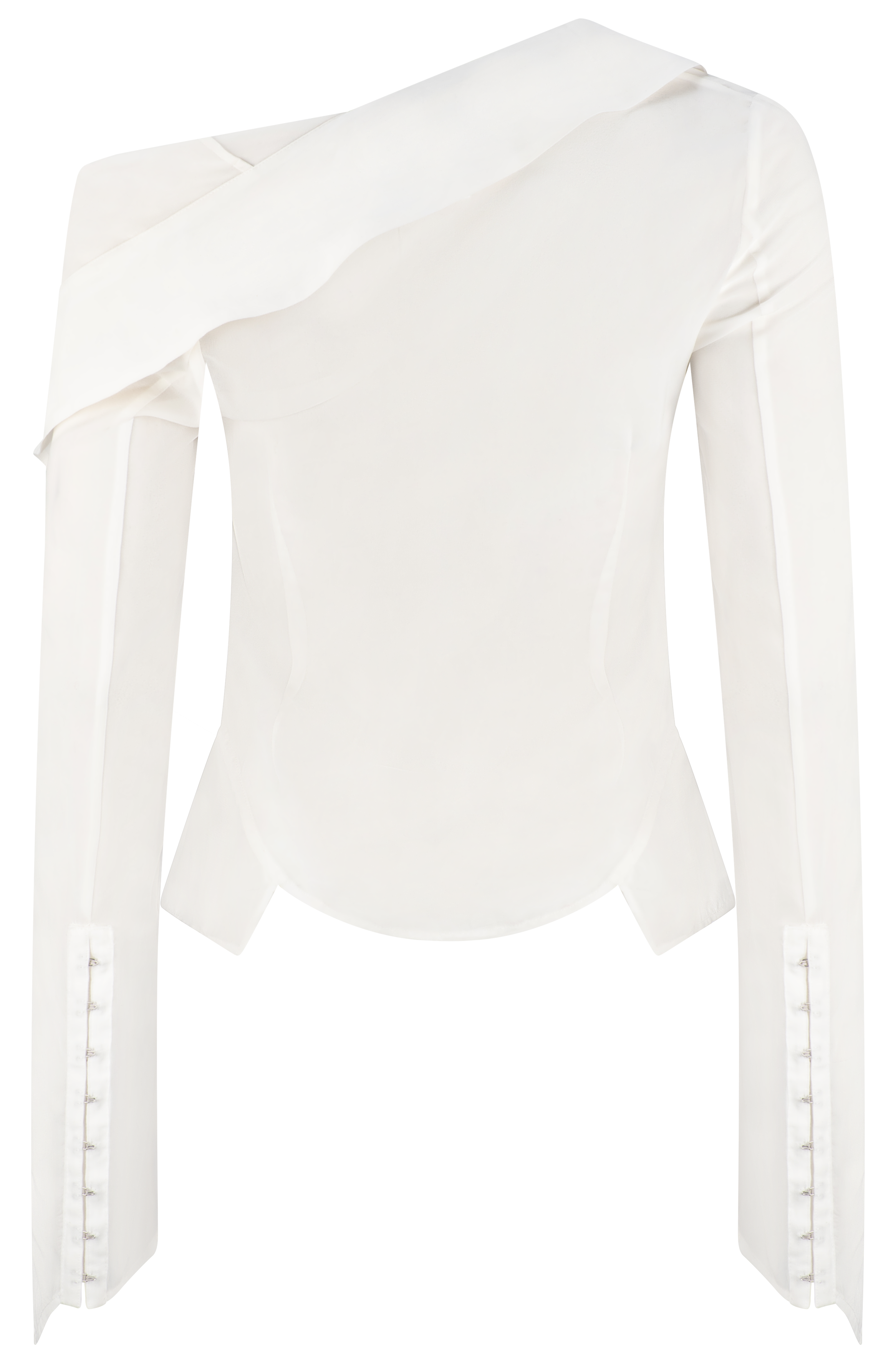 Georgette Sailor Shirt - White