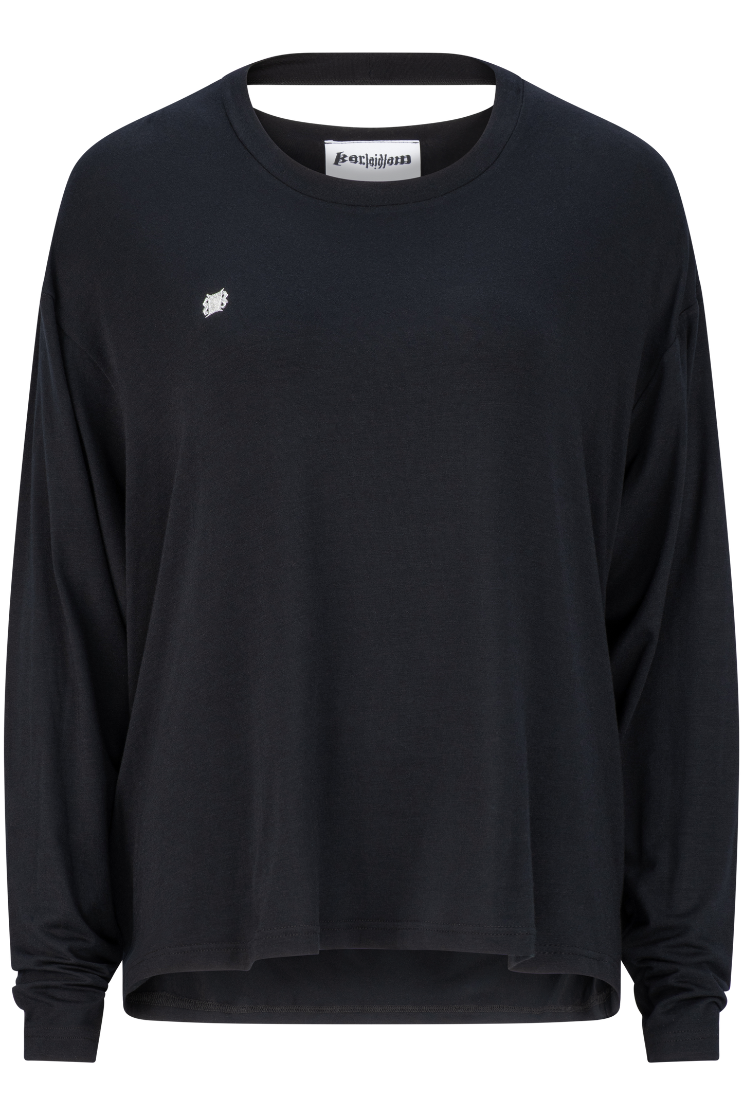 Zipper Long sleeve - Black