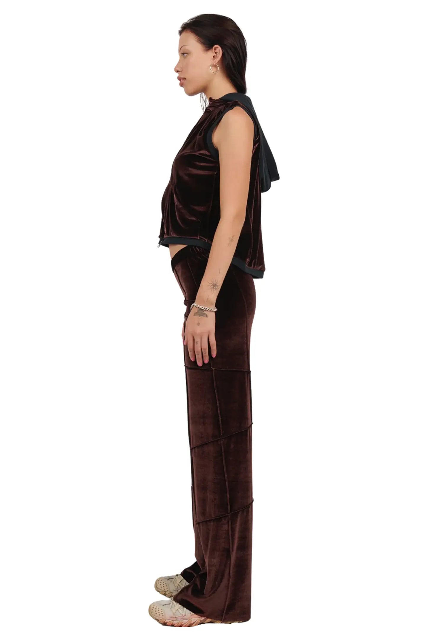 Spider Pant - Brown (Straight)