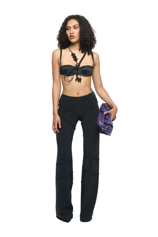 Ava Diamond Pant - Black