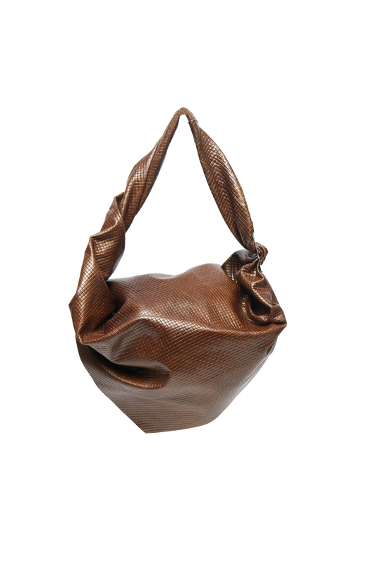 Ems Bag - Brown Basketweave