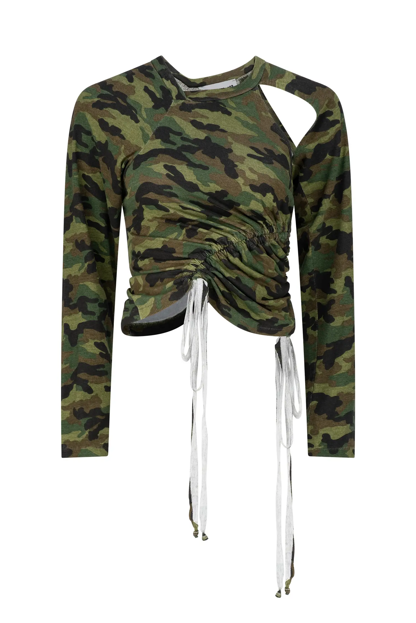 Ruched Long Sleeve - Camo