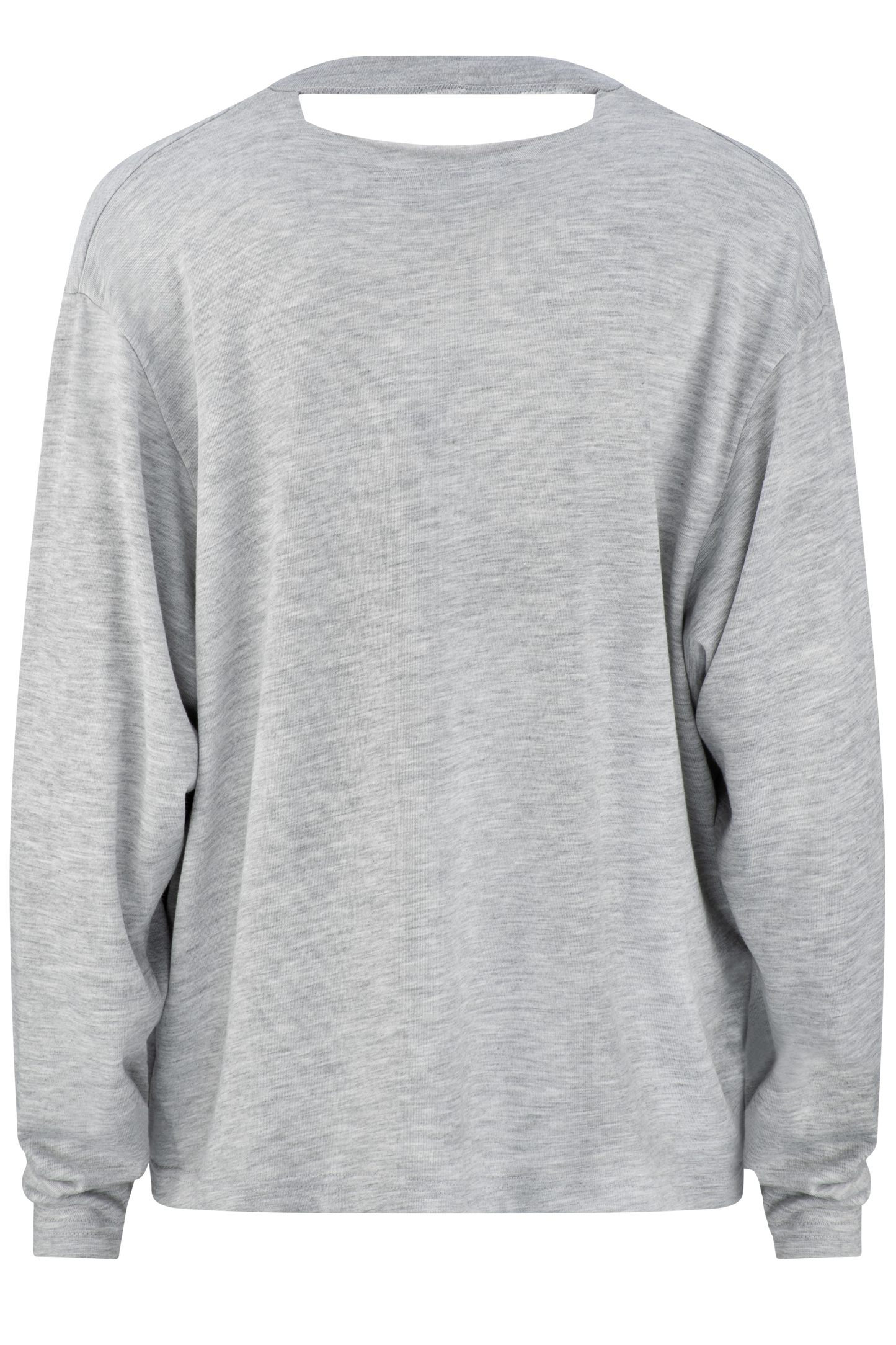 Zipper Long sleeve - Grey Marle