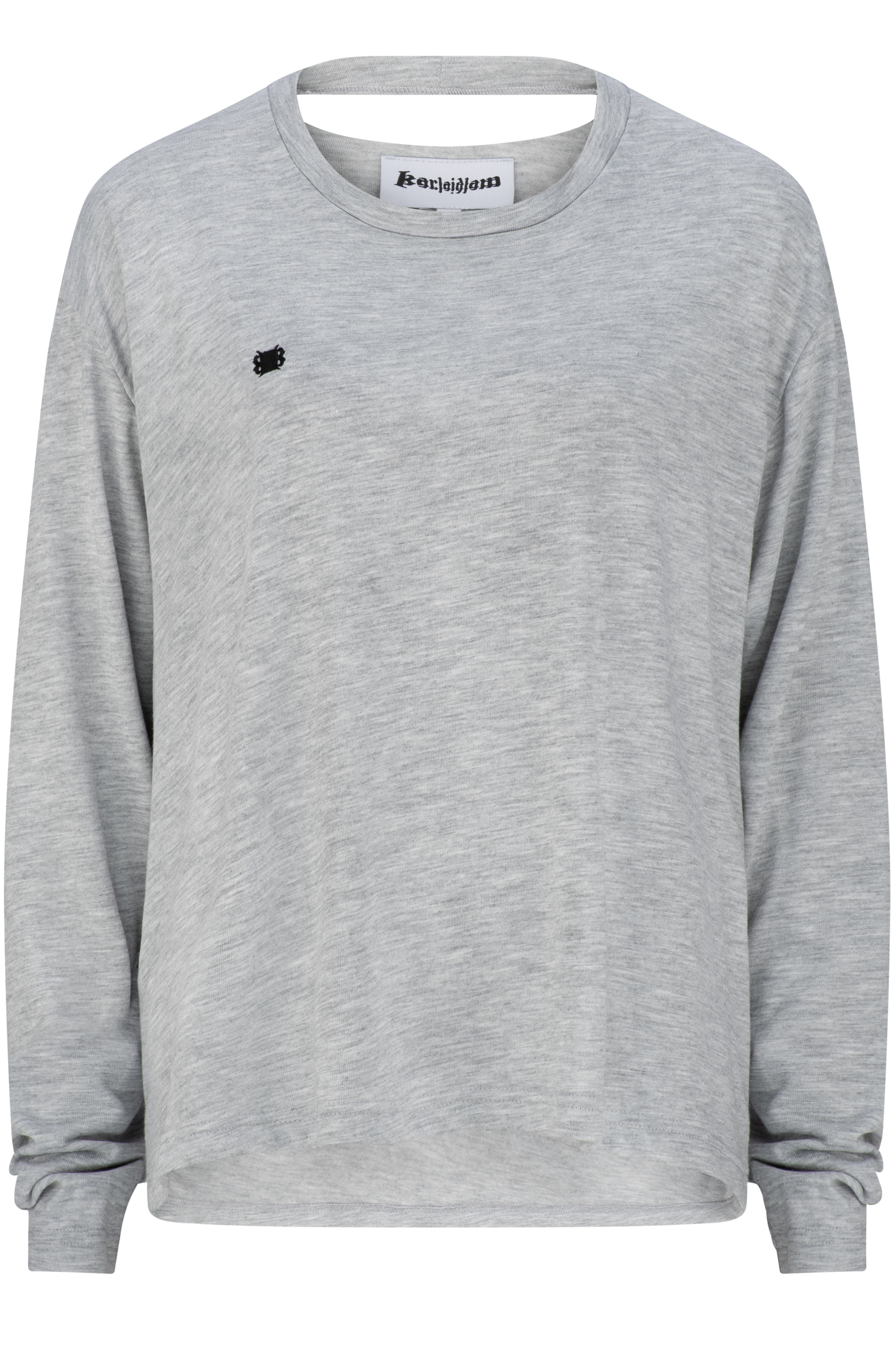 Zipper Long sleeve - Grey Marle