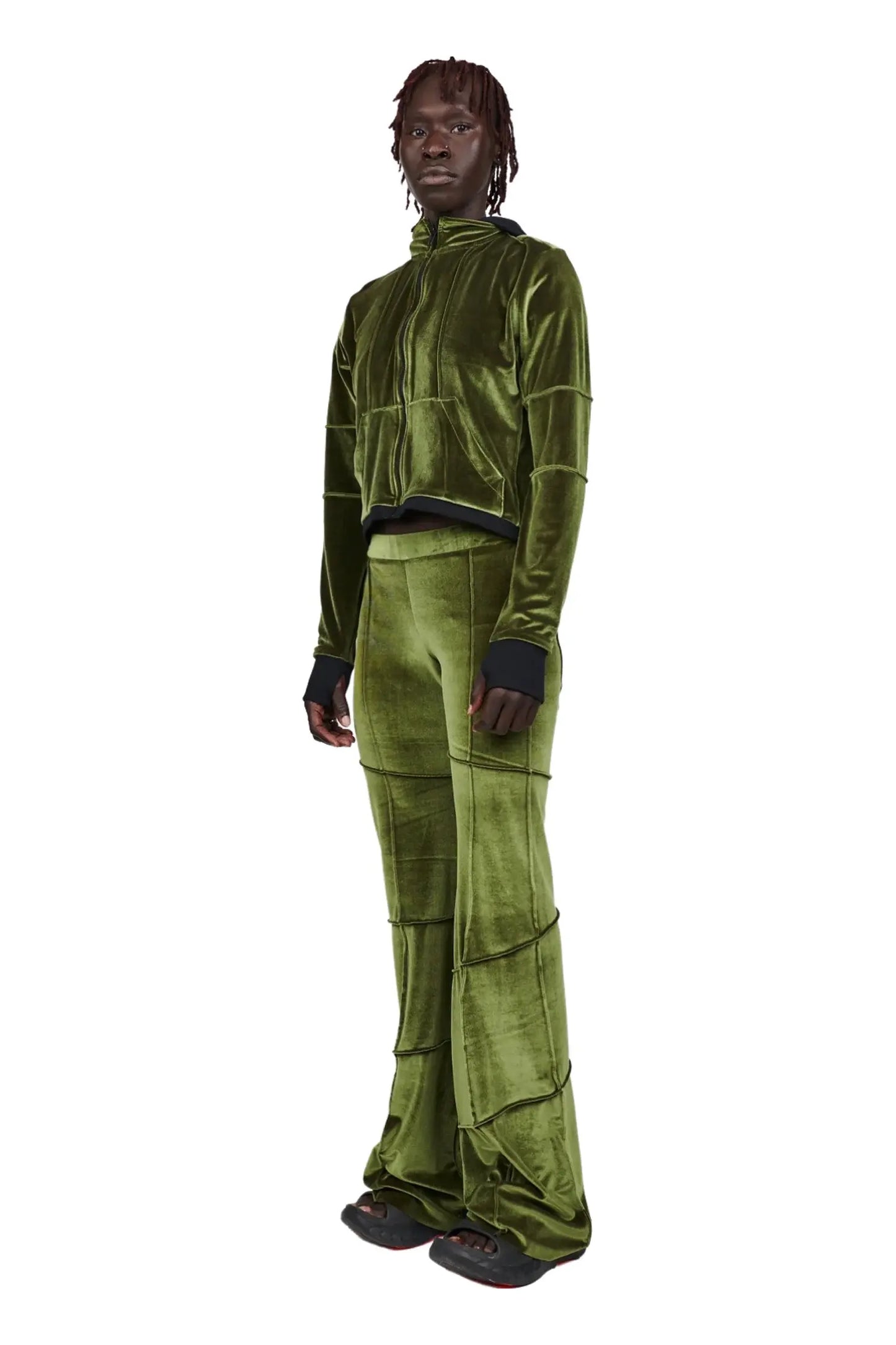 Spider Pant - Olive (Flare)