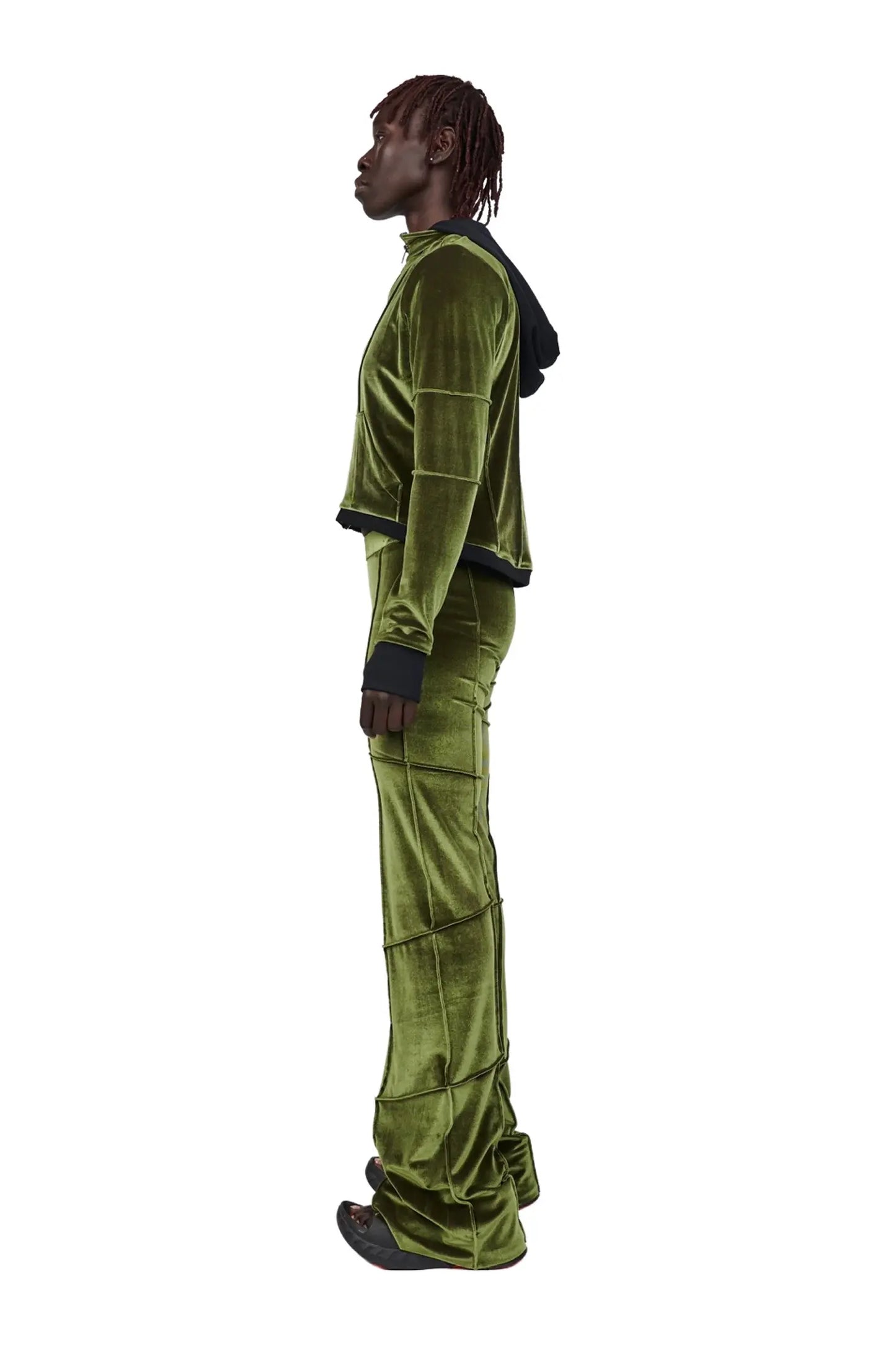 Spider Pant - Olive (Flare)