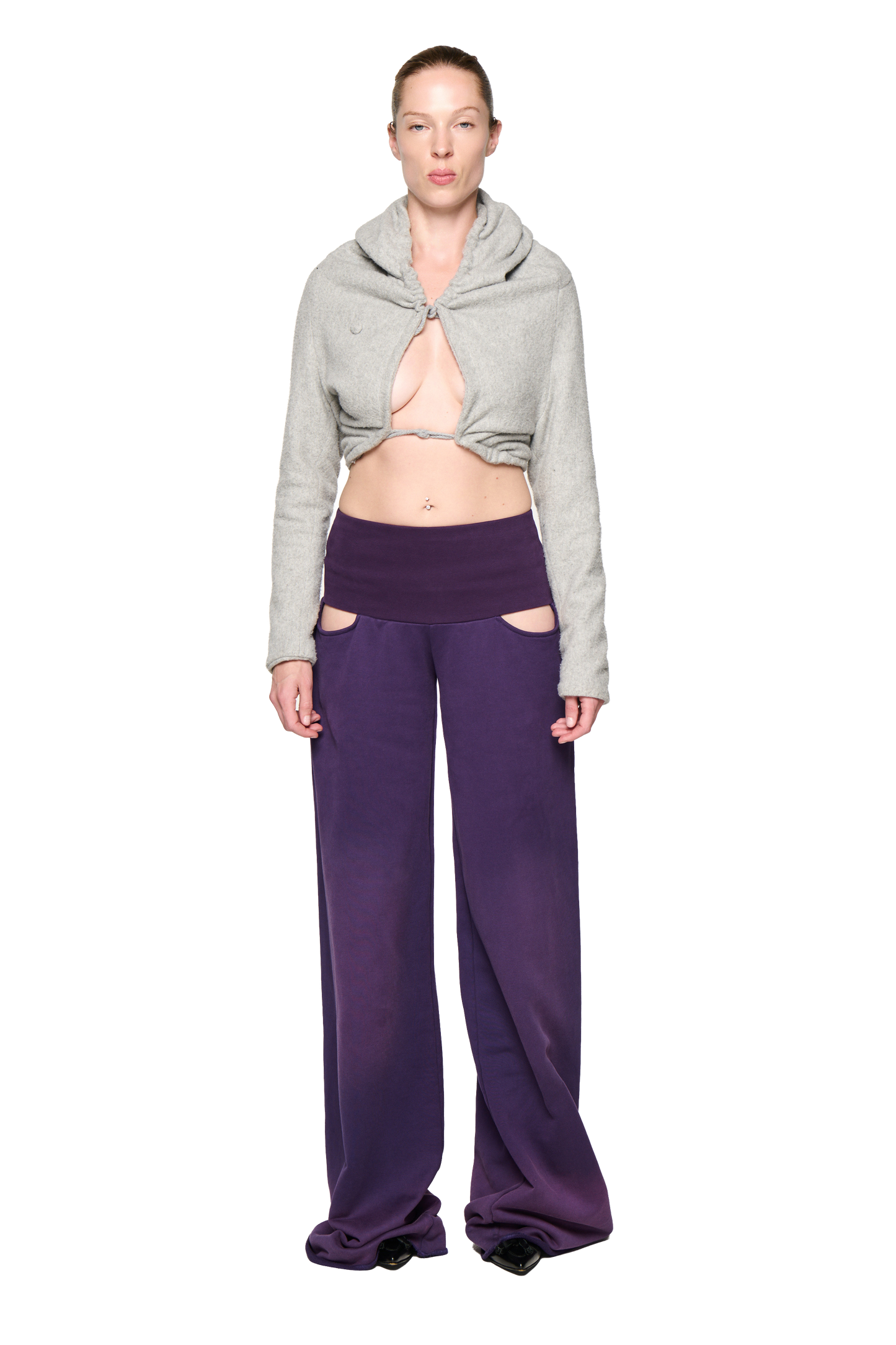 Bleached North Pant - Purple