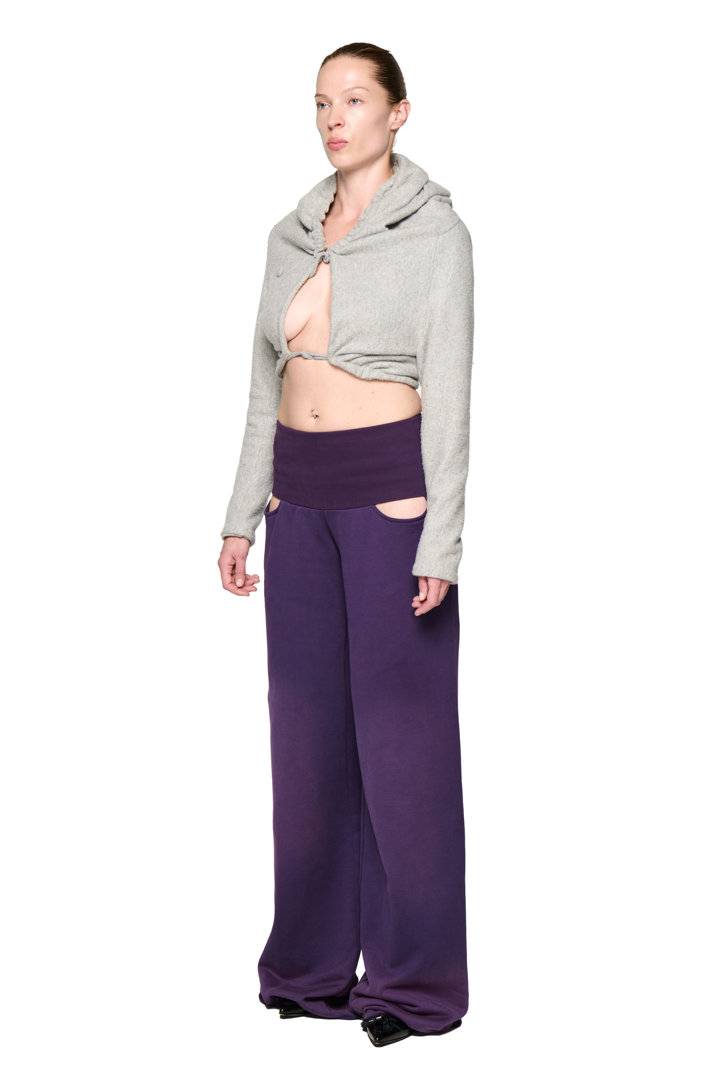 Bleached North Pant - Purple