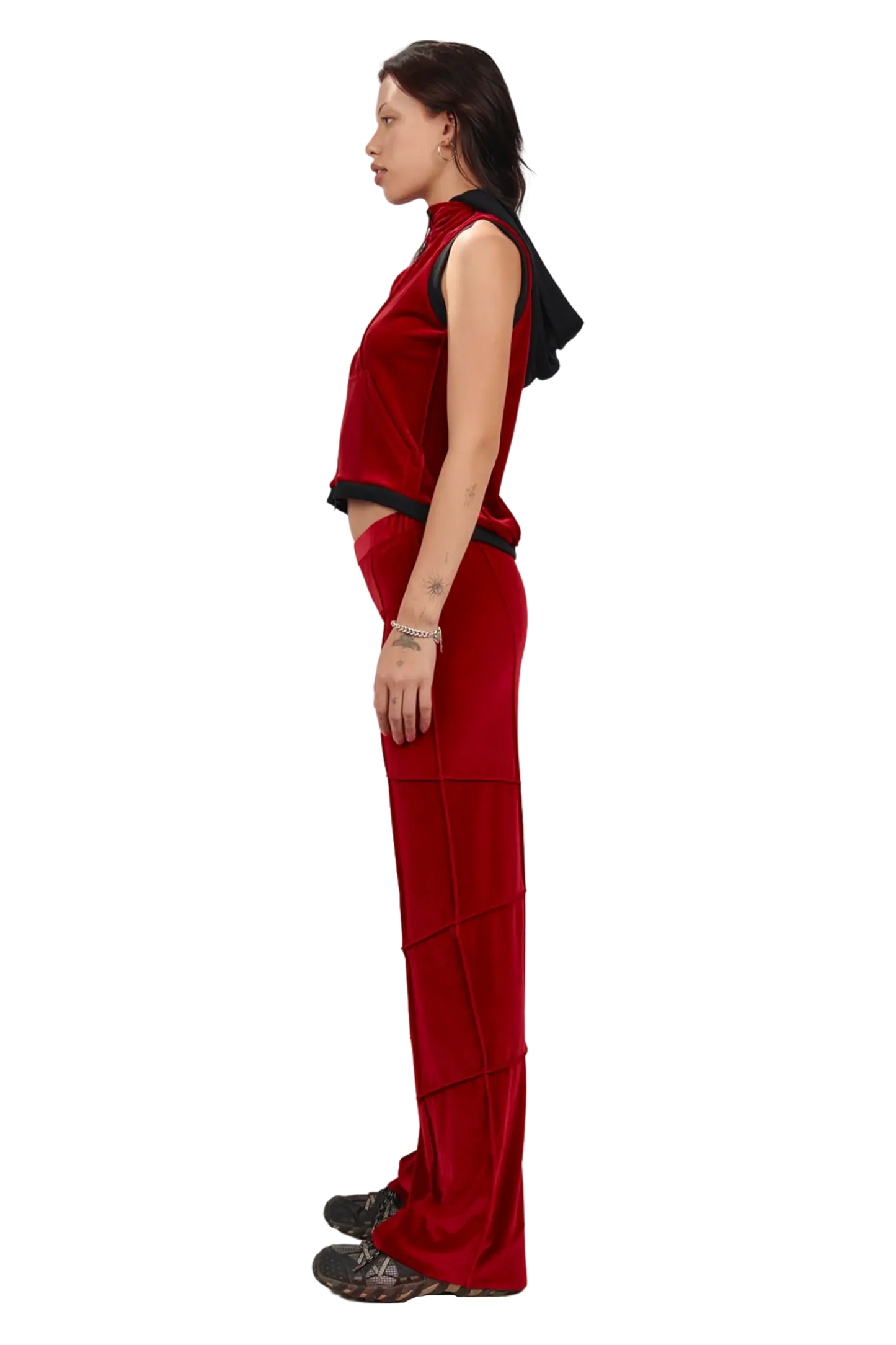 Spider Pant - Red (Straight)