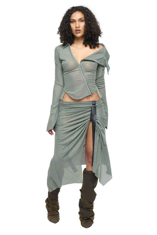 Haniya Skirt - Sage