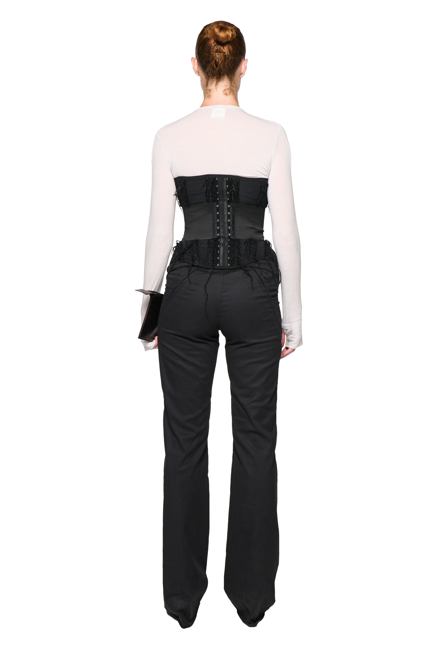 Nicole Under Bust Corset - Black