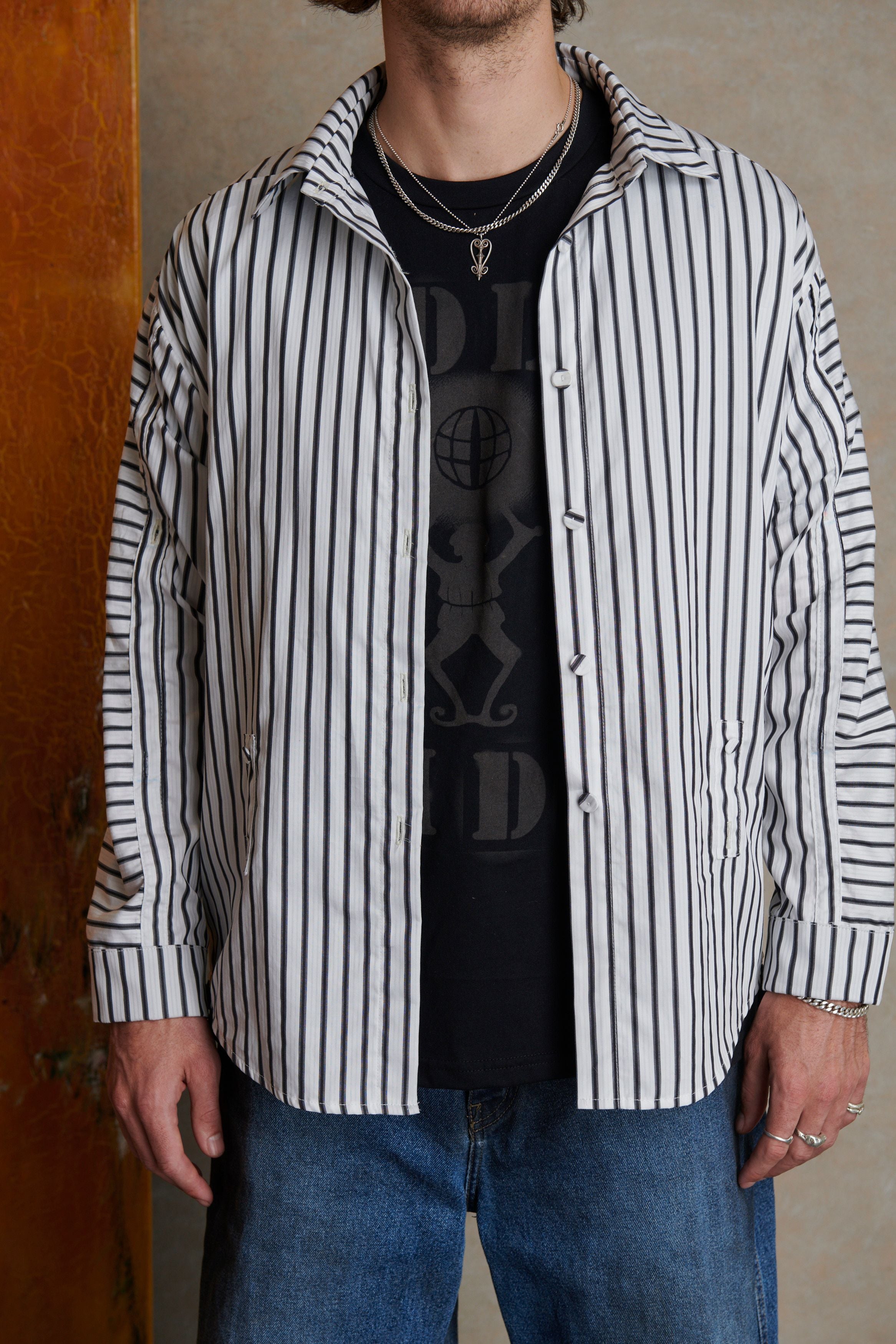 Placket Shirt - Stripe