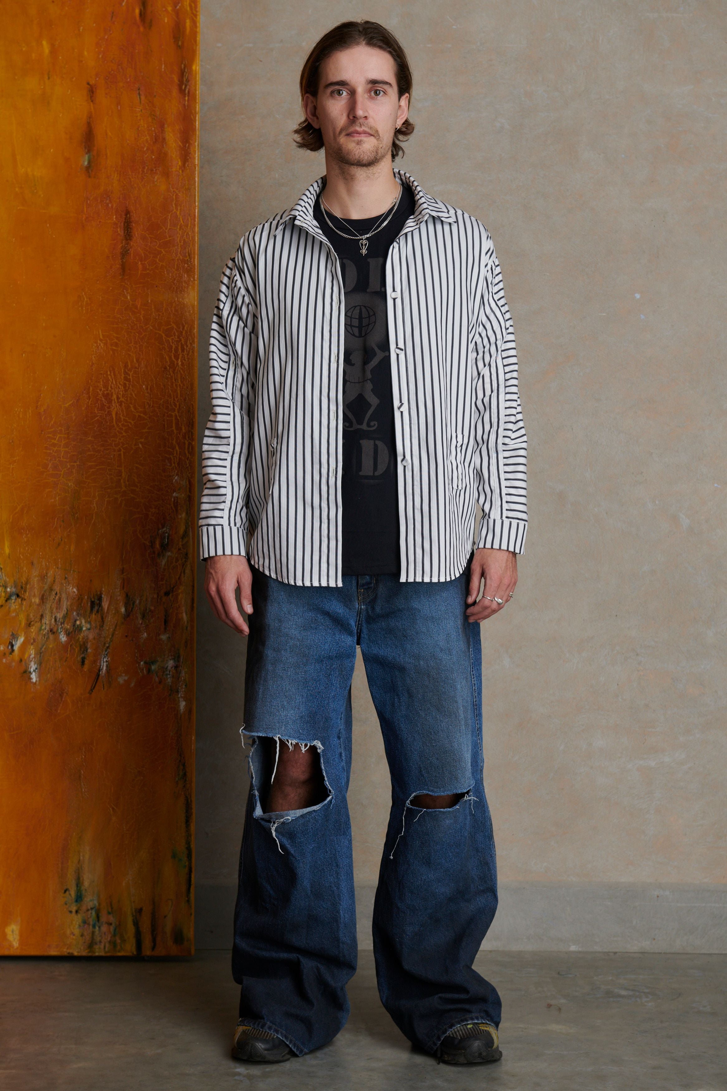 Placket Shirt - Stripe