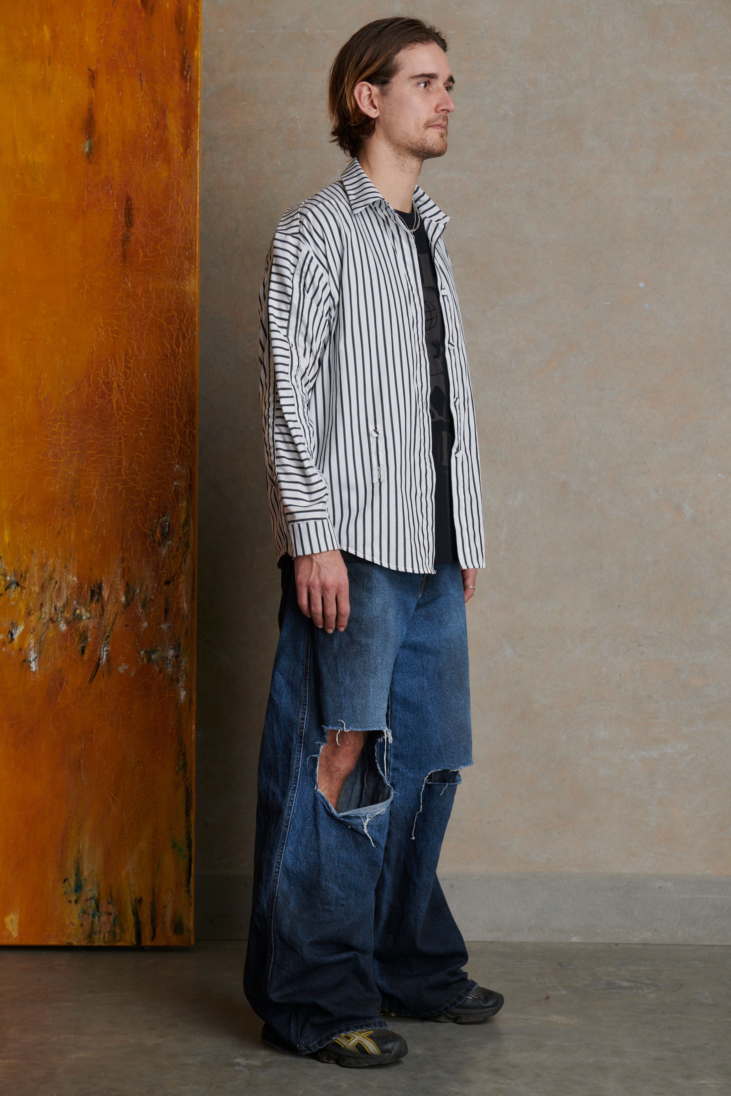 Placket Shirt - Stripe