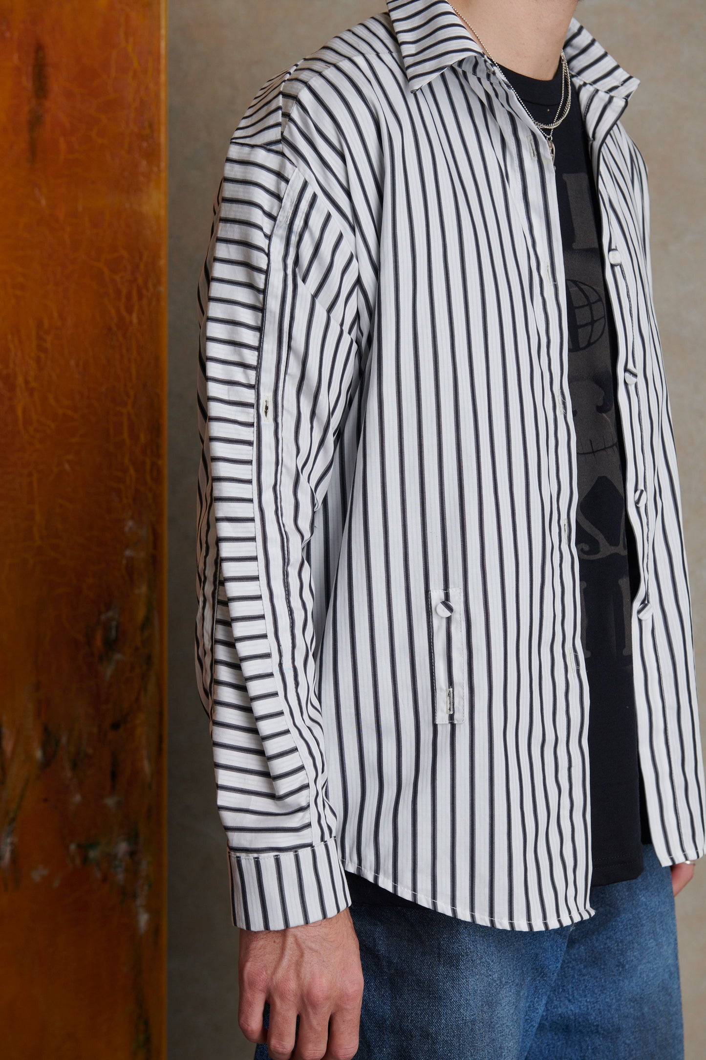 Placket Shirt - Stripe