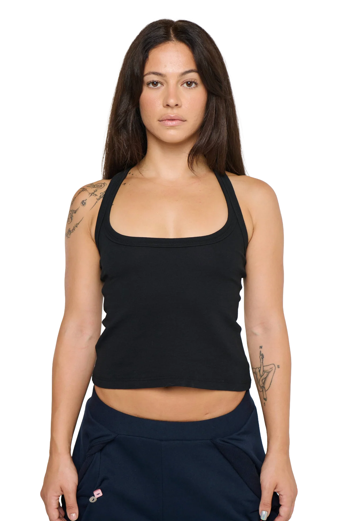 Scoop Neck Tank - Pink