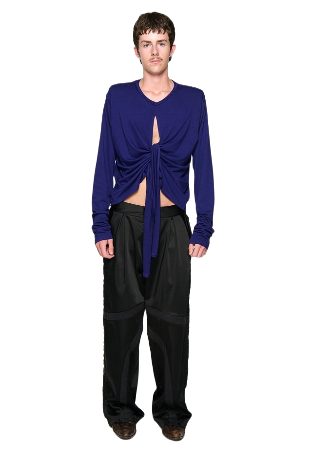 Scrunch Long Sleeve - Purple