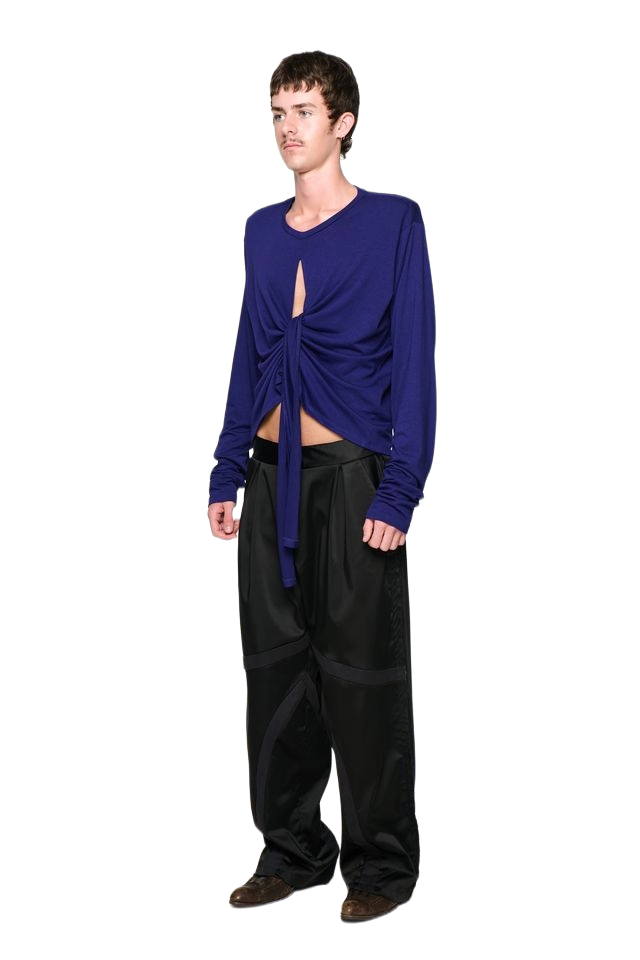 Scrunch Long Sleeve - Purple