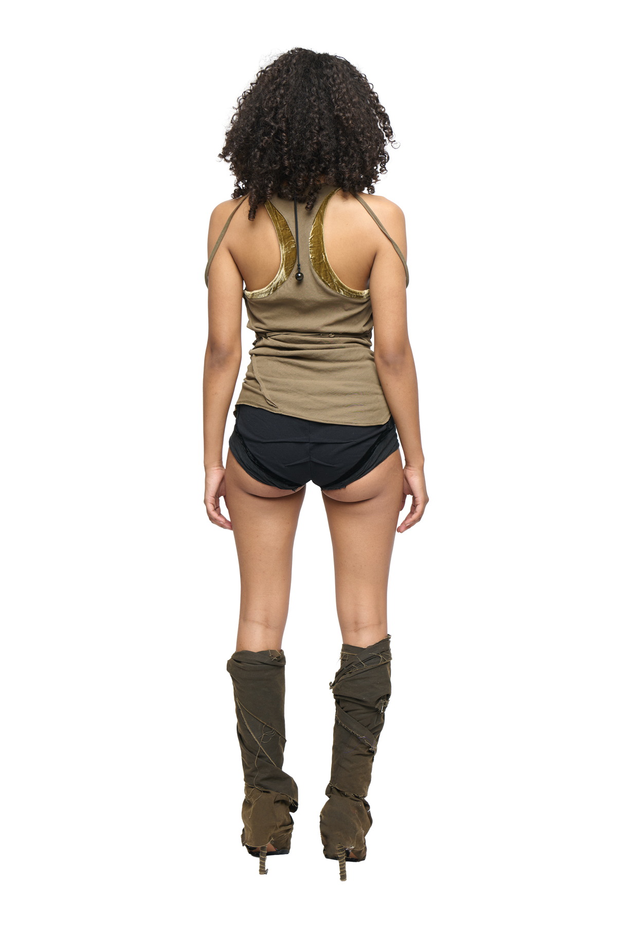 The Joker Singlet - Khaki/Brown