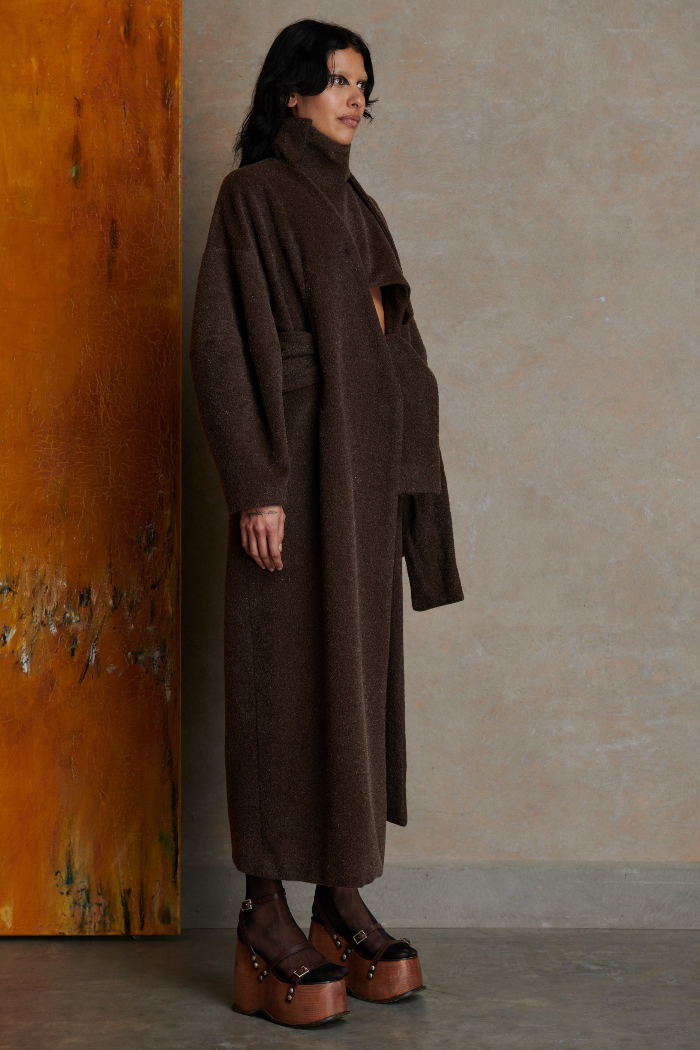 Manola Coat - Brown