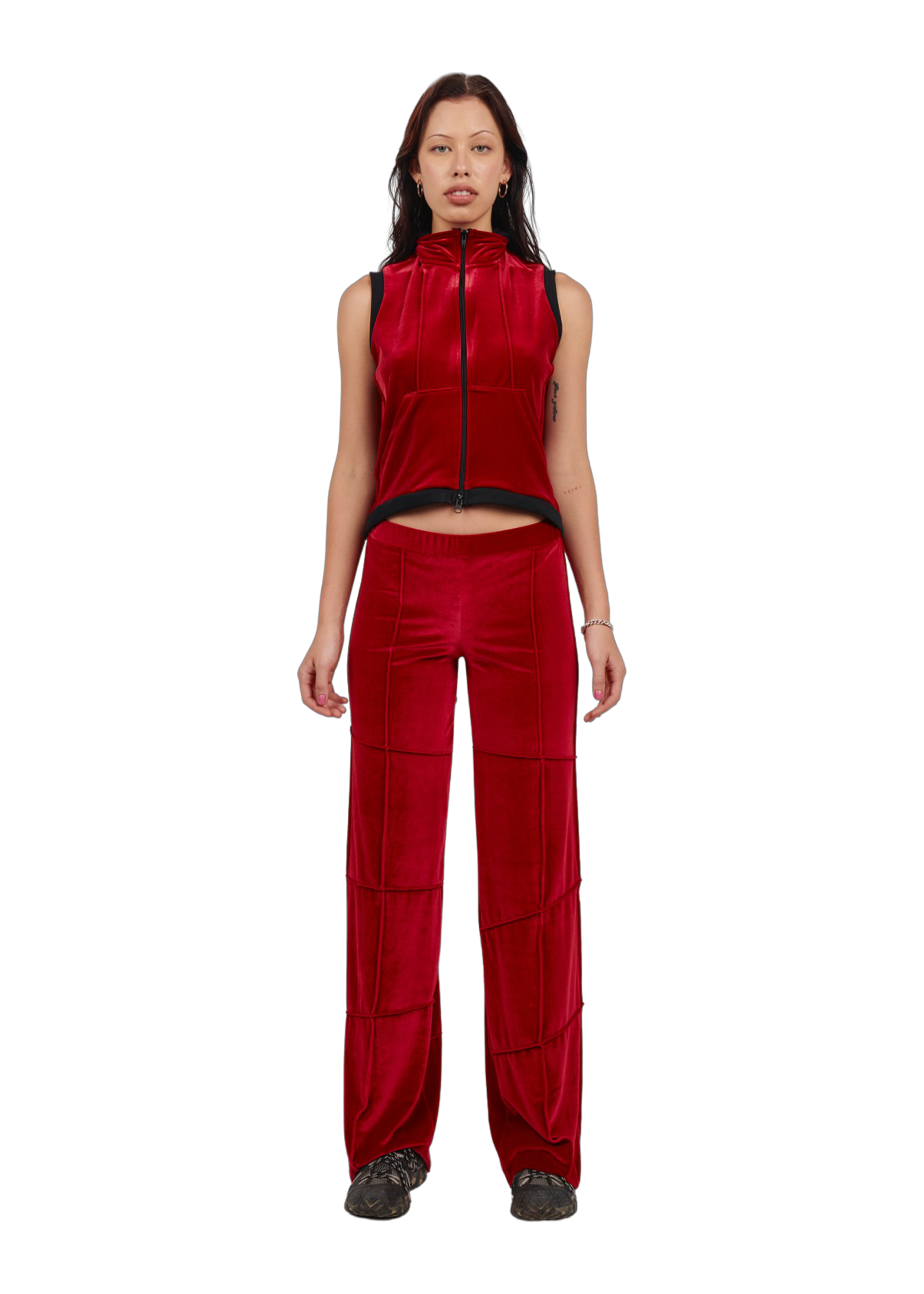 Spider Pant - Red (Straight)