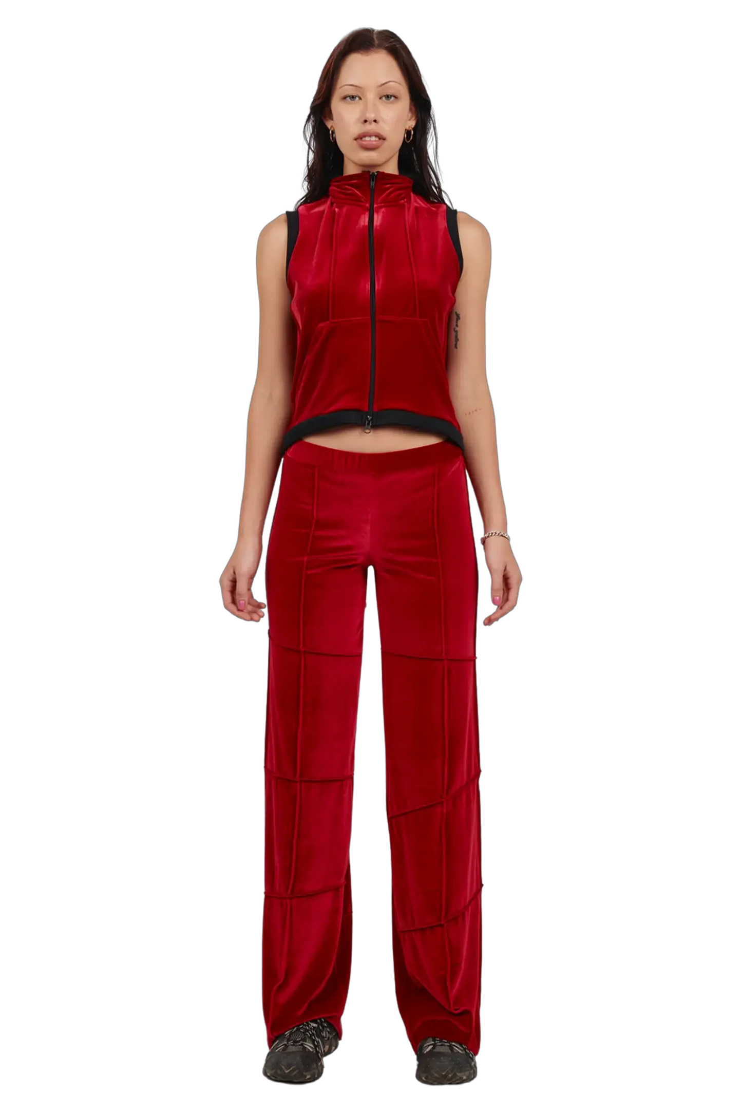 Spider Pant - Red (Straight)