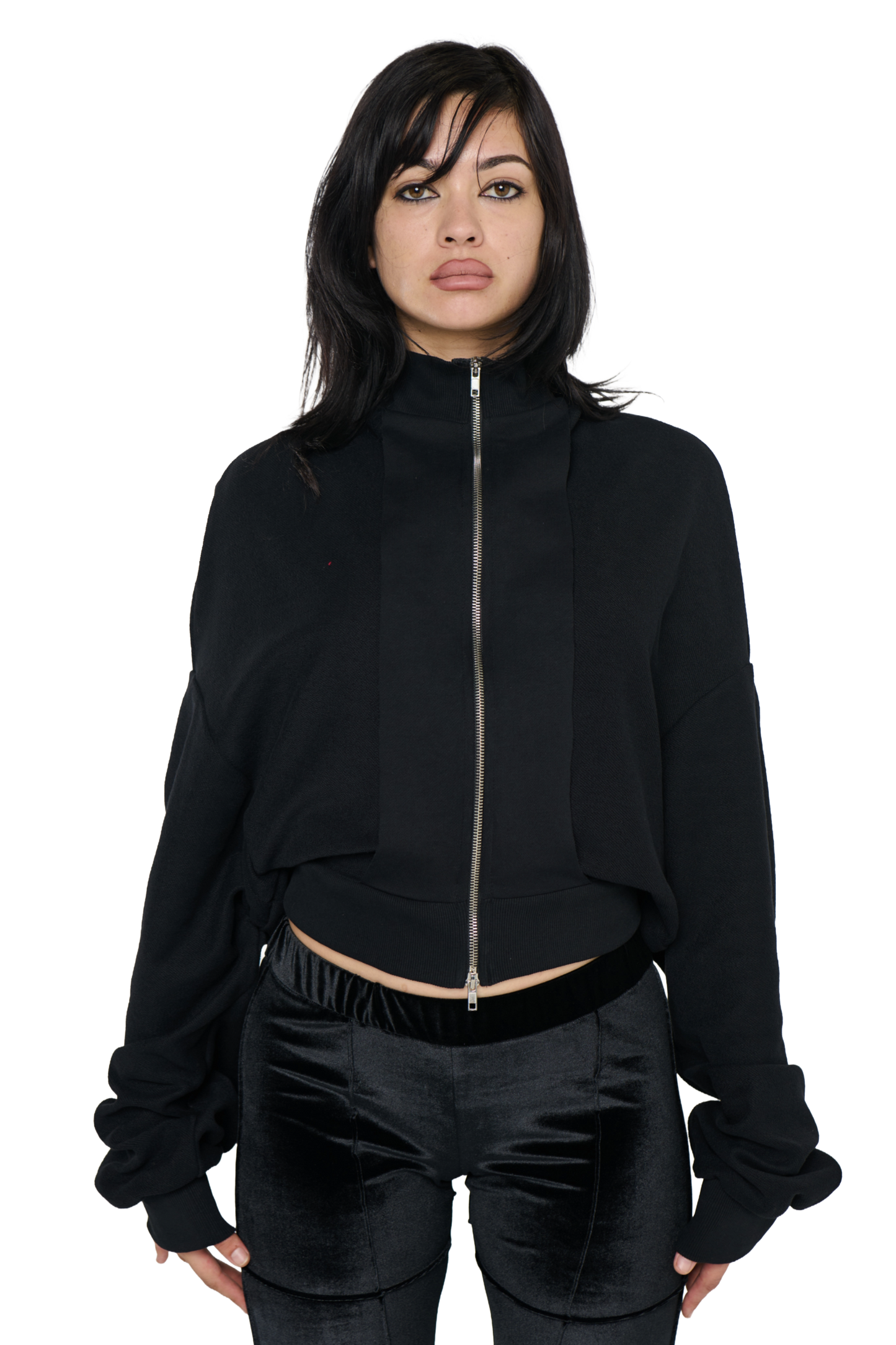 Upside Down Jumper Black