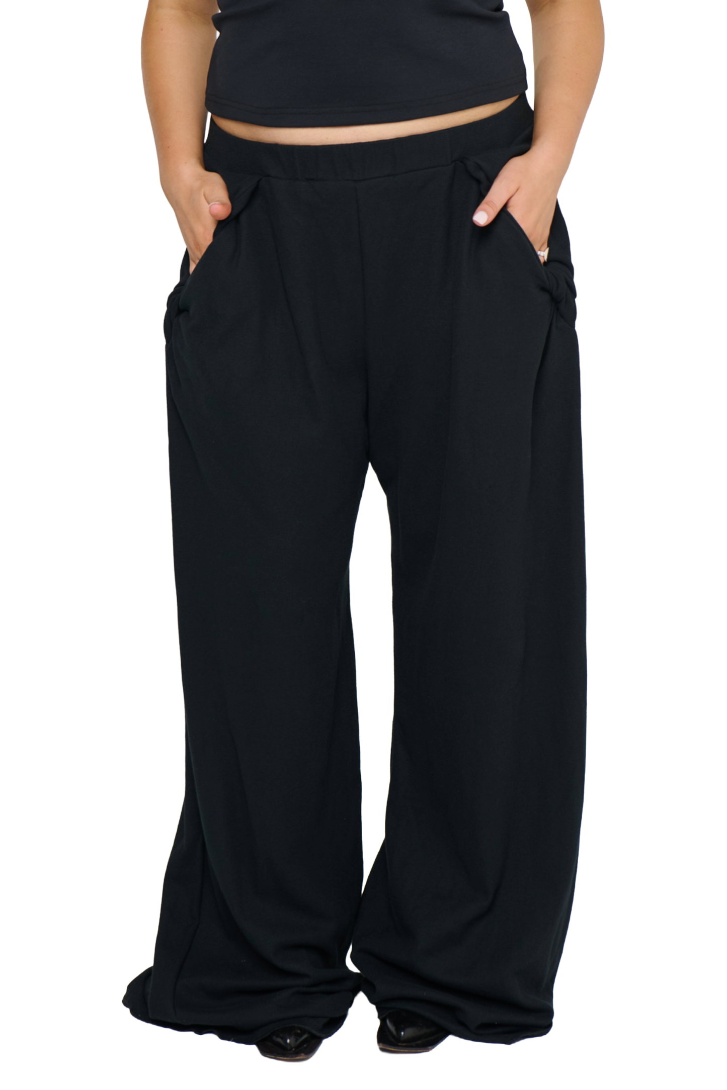 Pique Frank Pant - Black