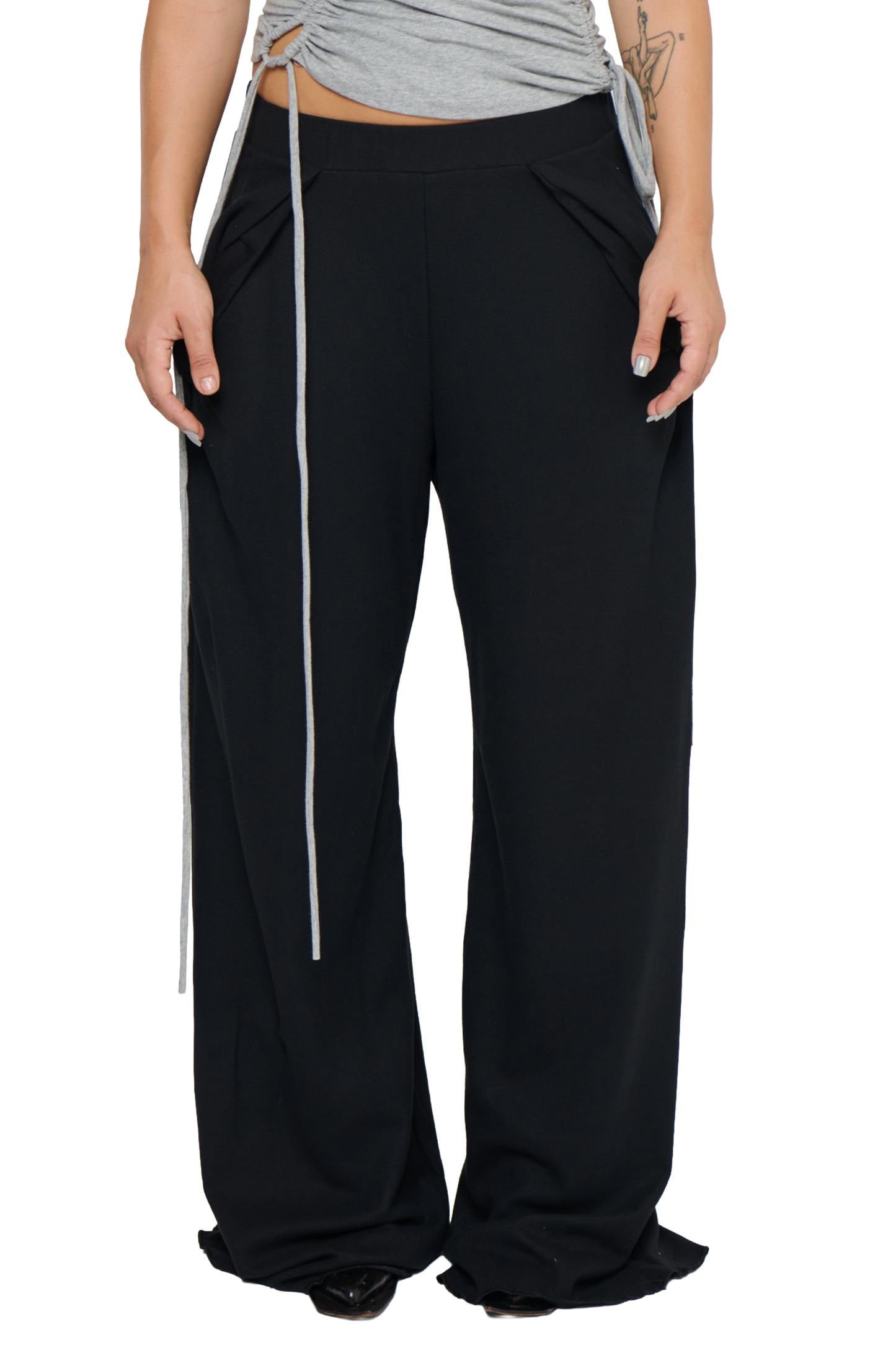 Pique Frank Pant - Black