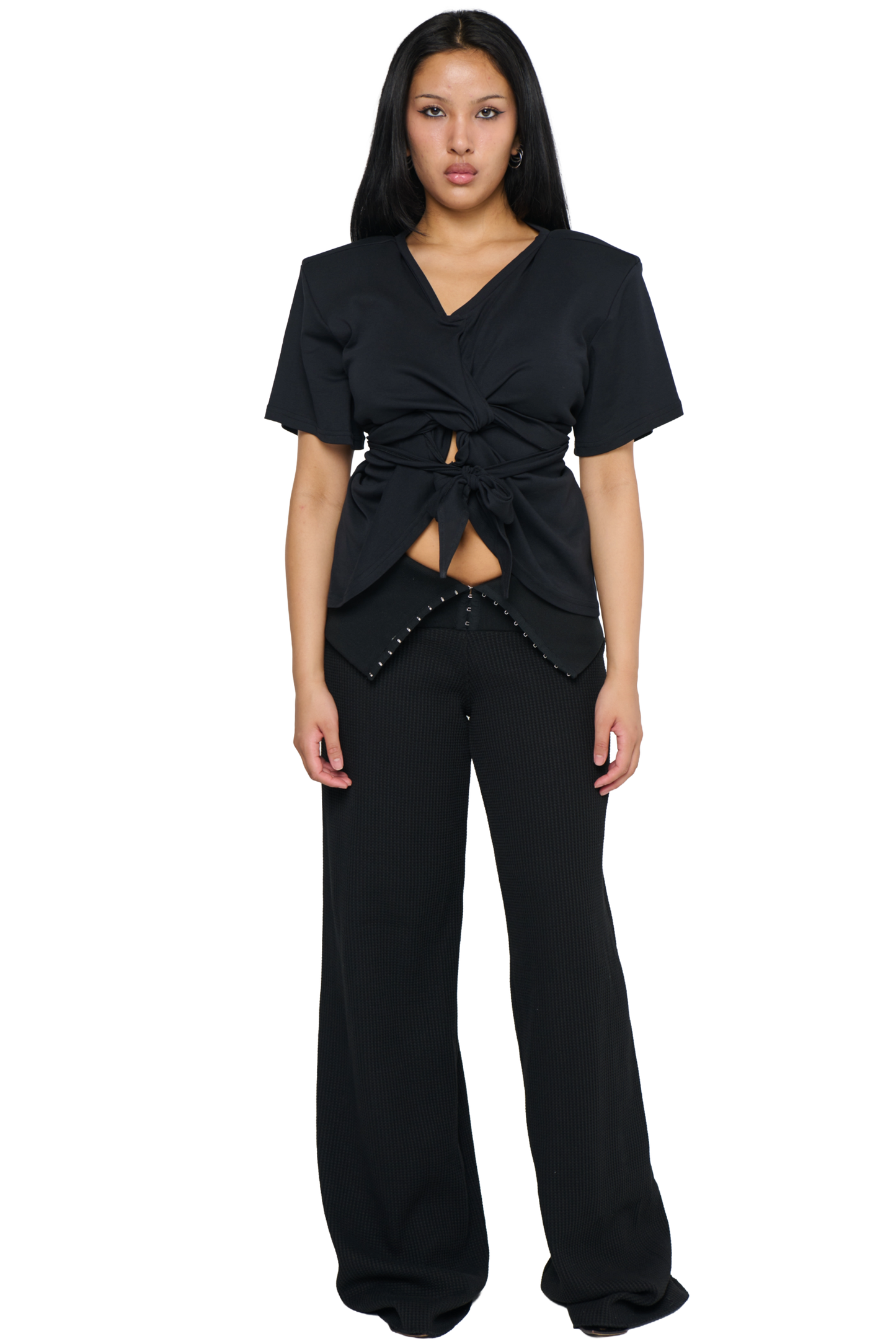 Scrunch T-Shirt - Black