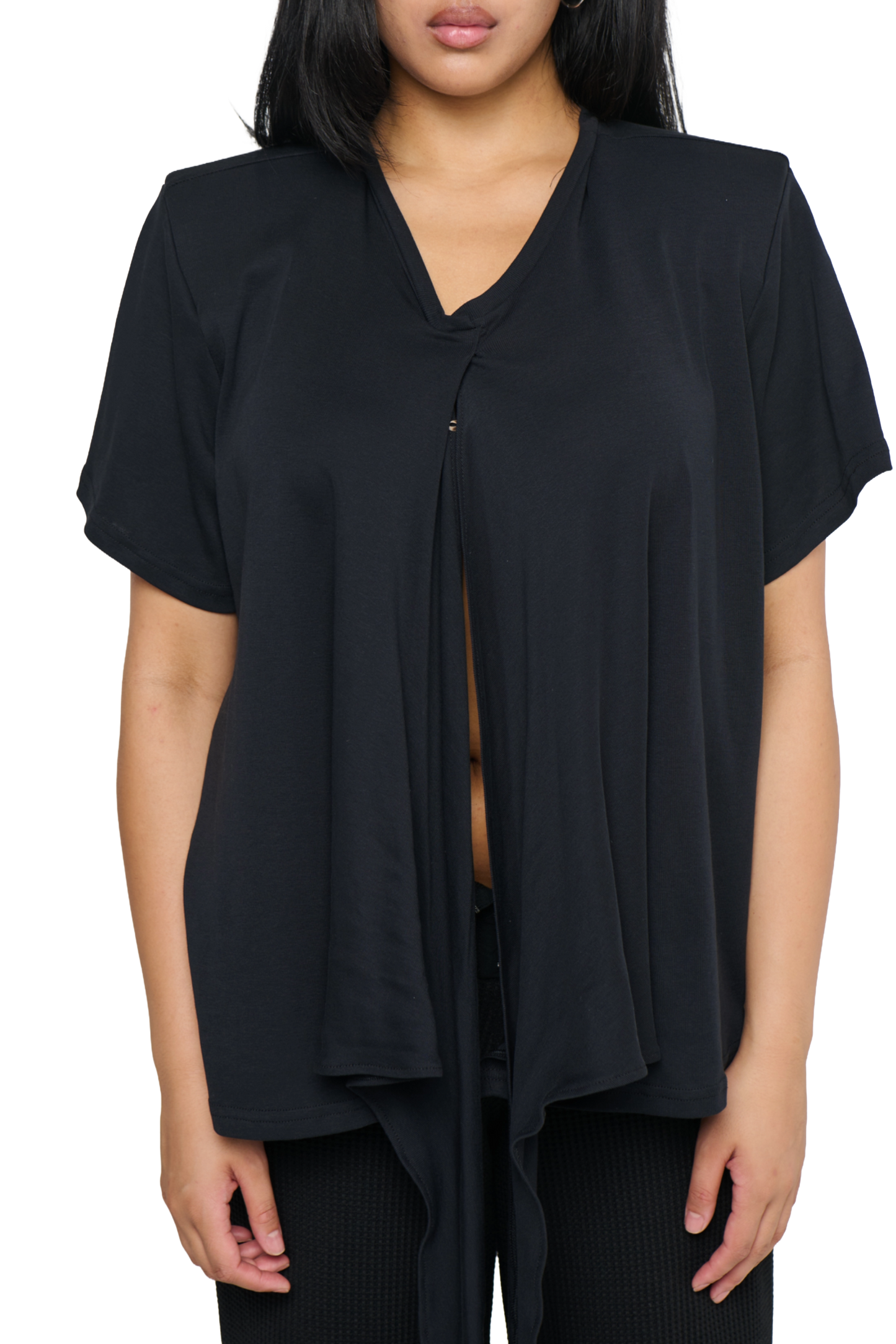 Scrunch T-Shirt - Black