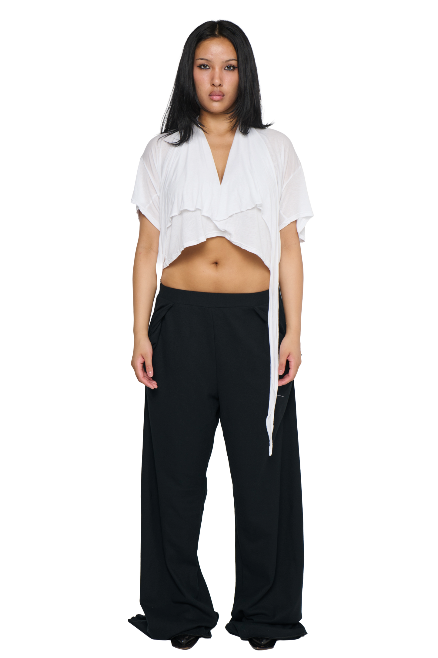 Scrunch T-Shirt - Grey Marle