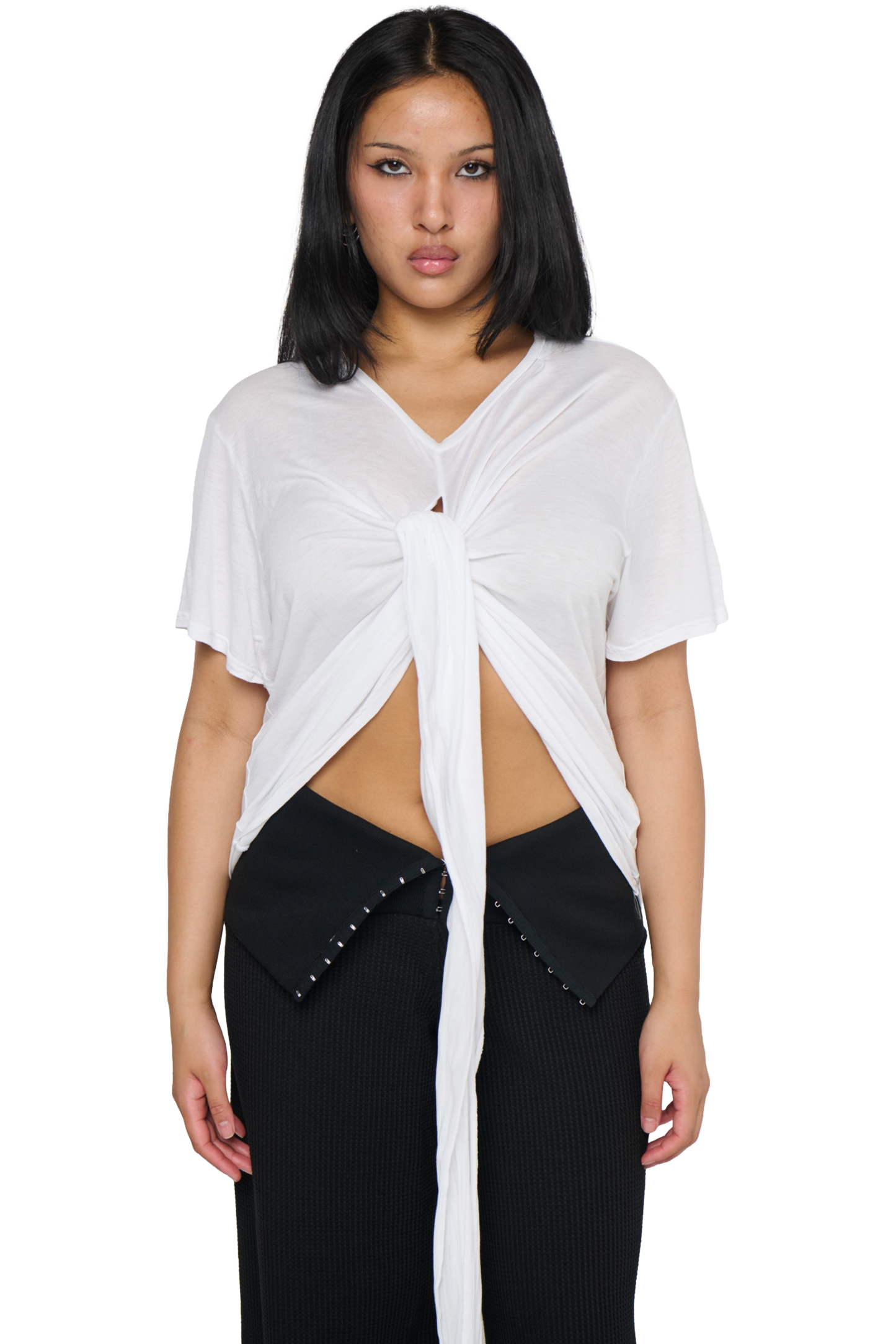 Scrunch T-Shirt - White