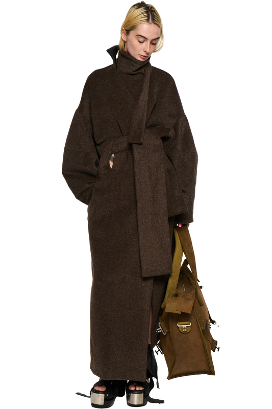 Manola Coat - Brown (Deep Brown)