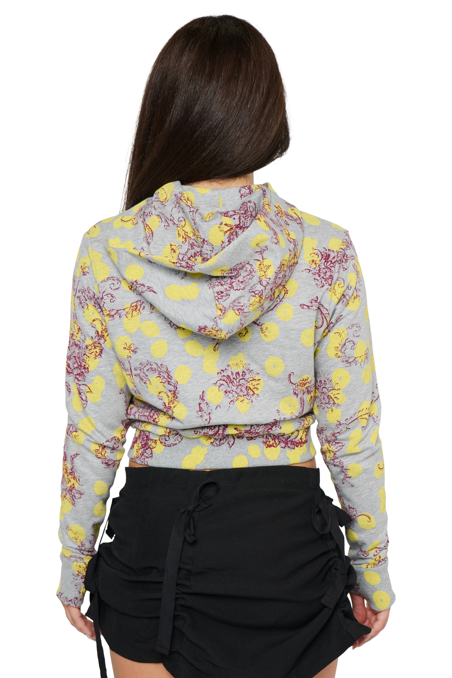 Polka-Dot Jacket - Grey/Yellow