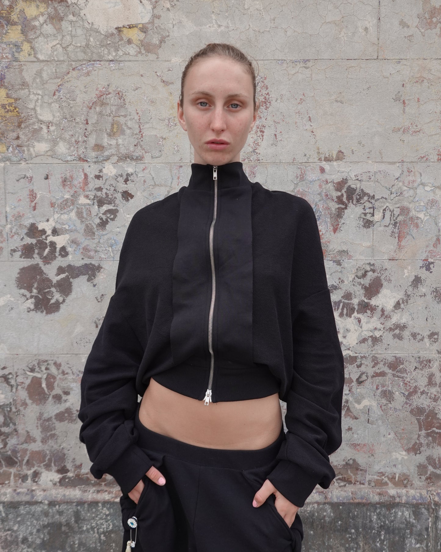 Upside Down Jumper Black