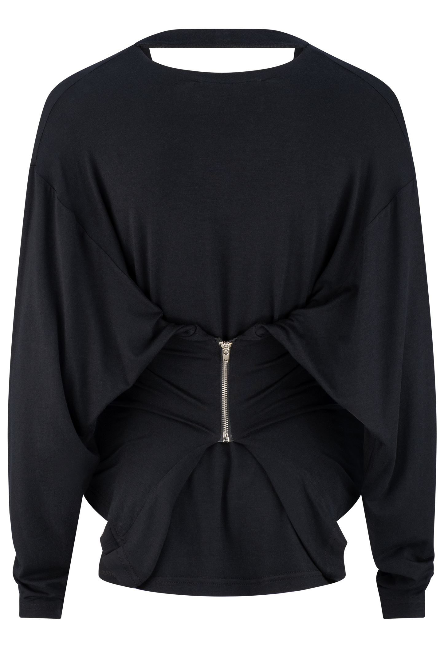 Zipper Long sleeve - Black