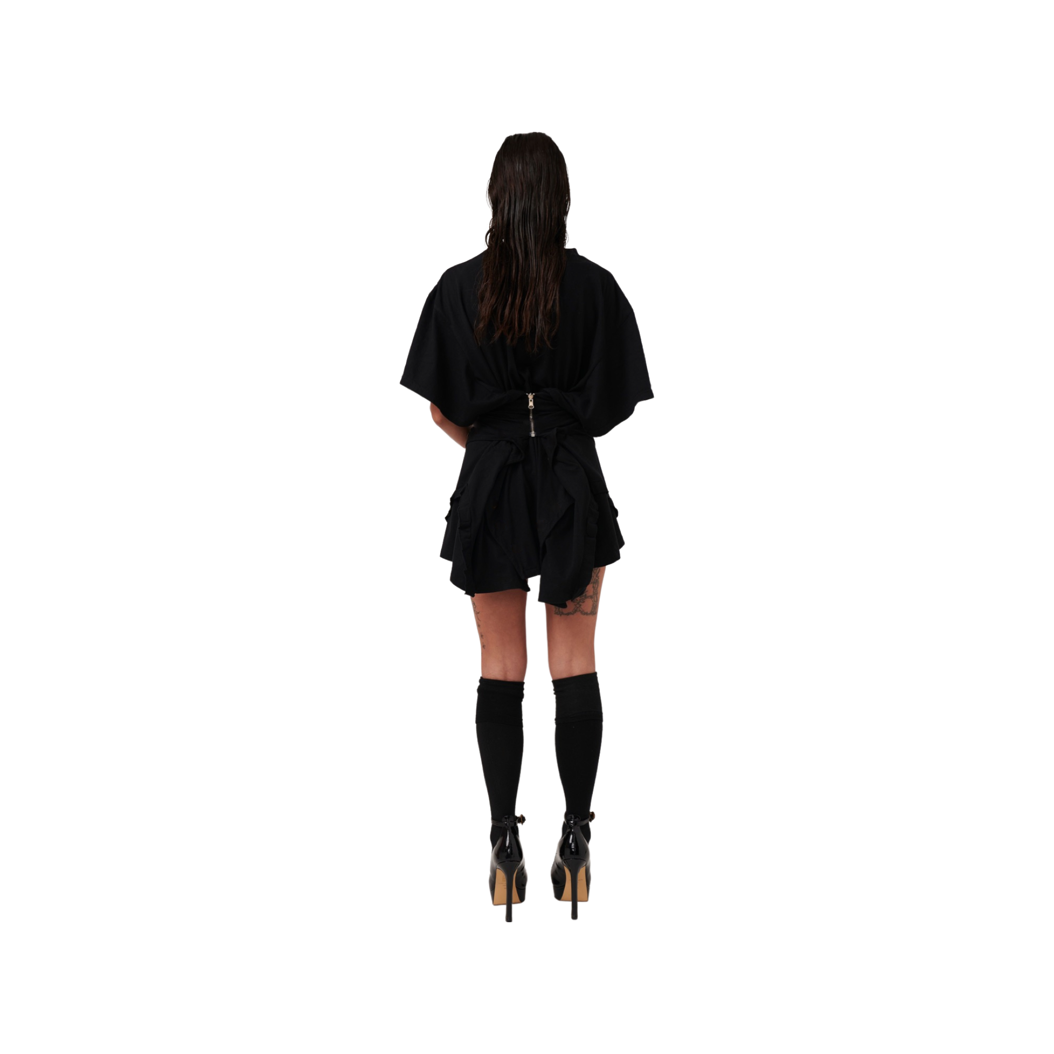 Zipper Dress - Black