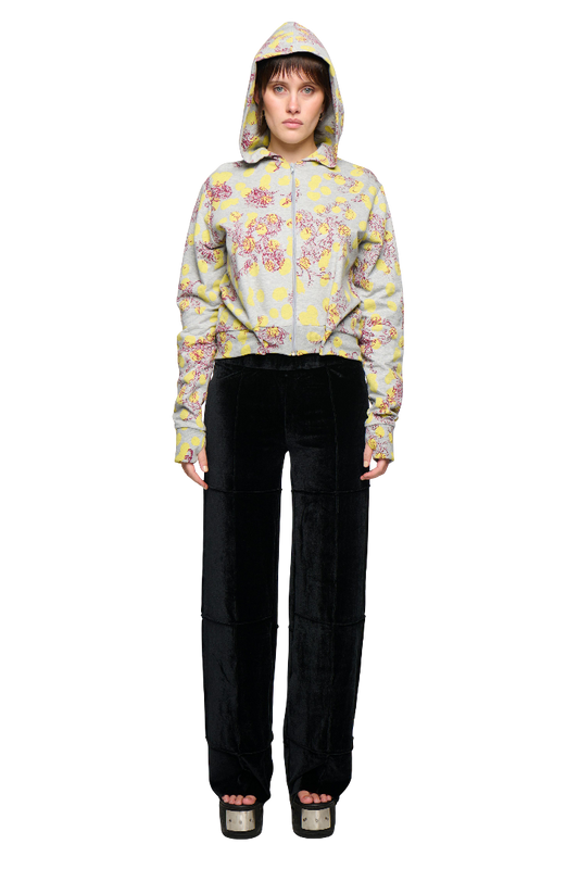 Polka-Dot Jacket - Grey/Yellow