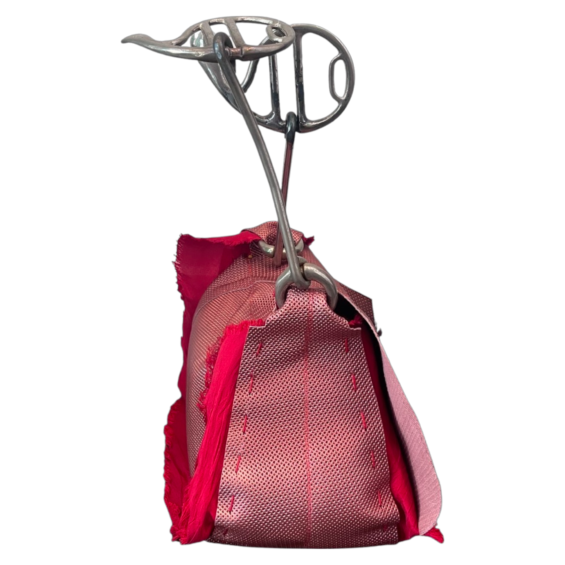 Manola's Bag in Textured Red